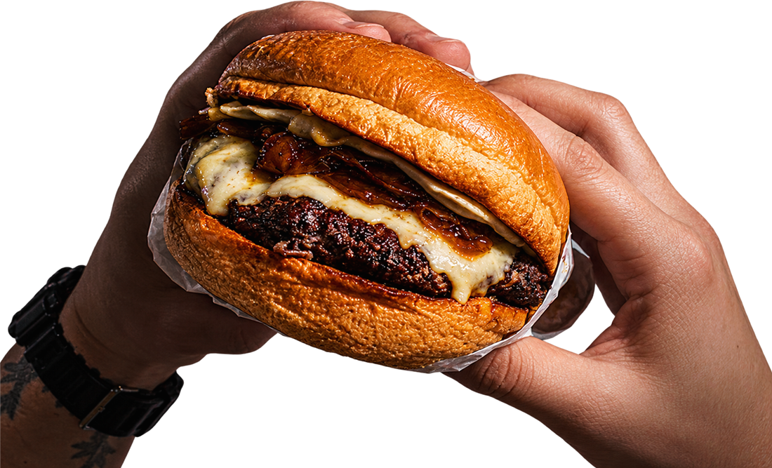 Burger Azul Maple de Cuatro Paredes